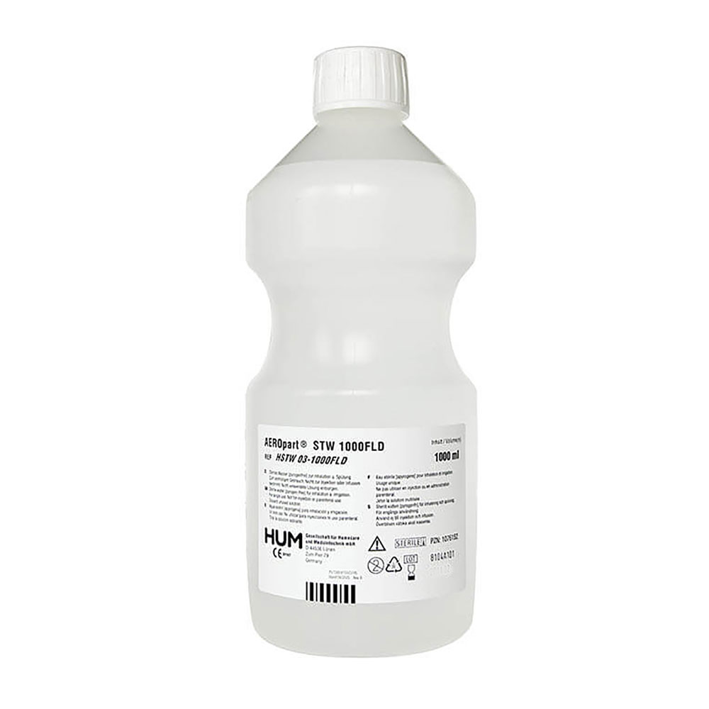 Aeropart Sterilwasser 1 Liter Flasche