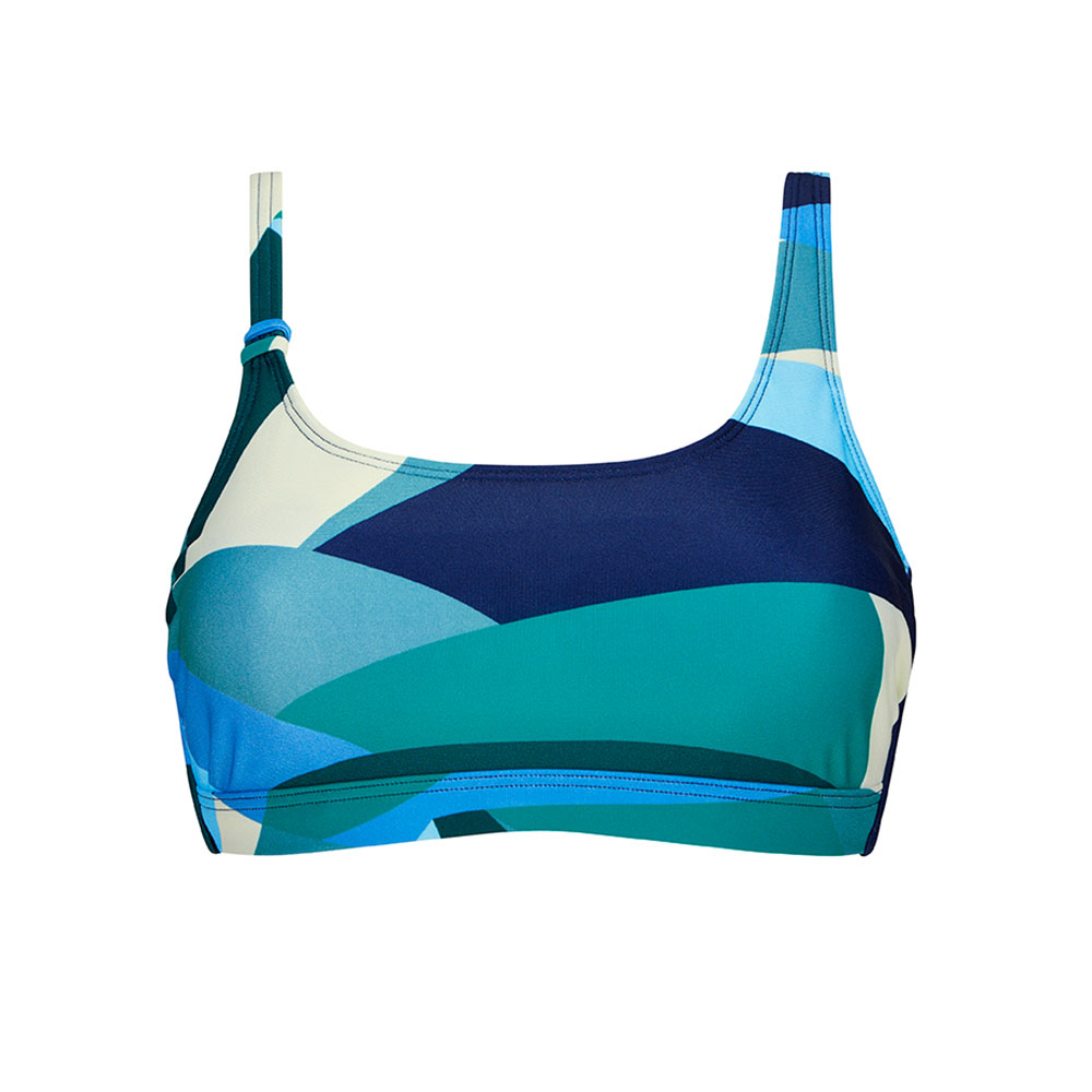 Amoena Bikinitop Lisbon SB in Jade/Multi