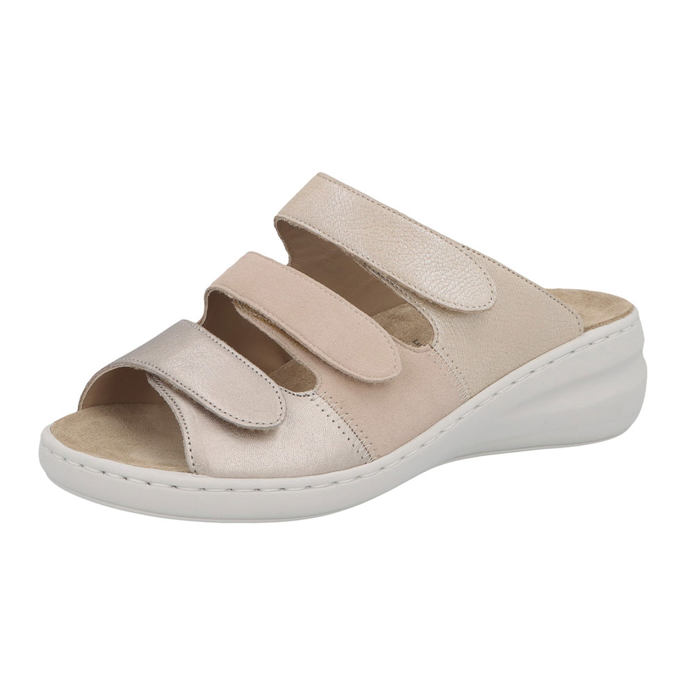 Solidus Pantolette Spezial in Champagner