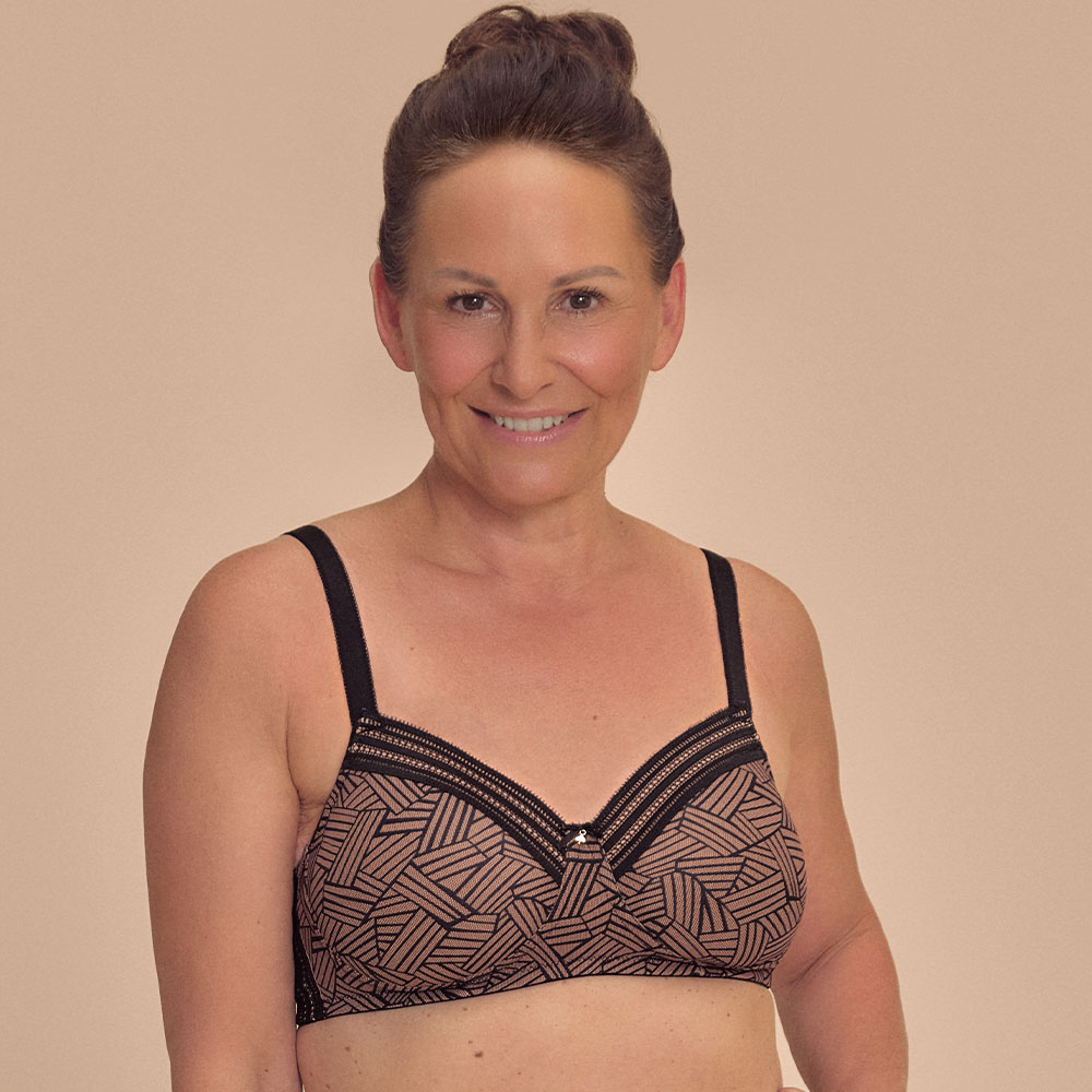 Der Amoena Prothesen-BH Brooke SBP bietet einen hohen Tragekomfort und überzeugt auch optisch