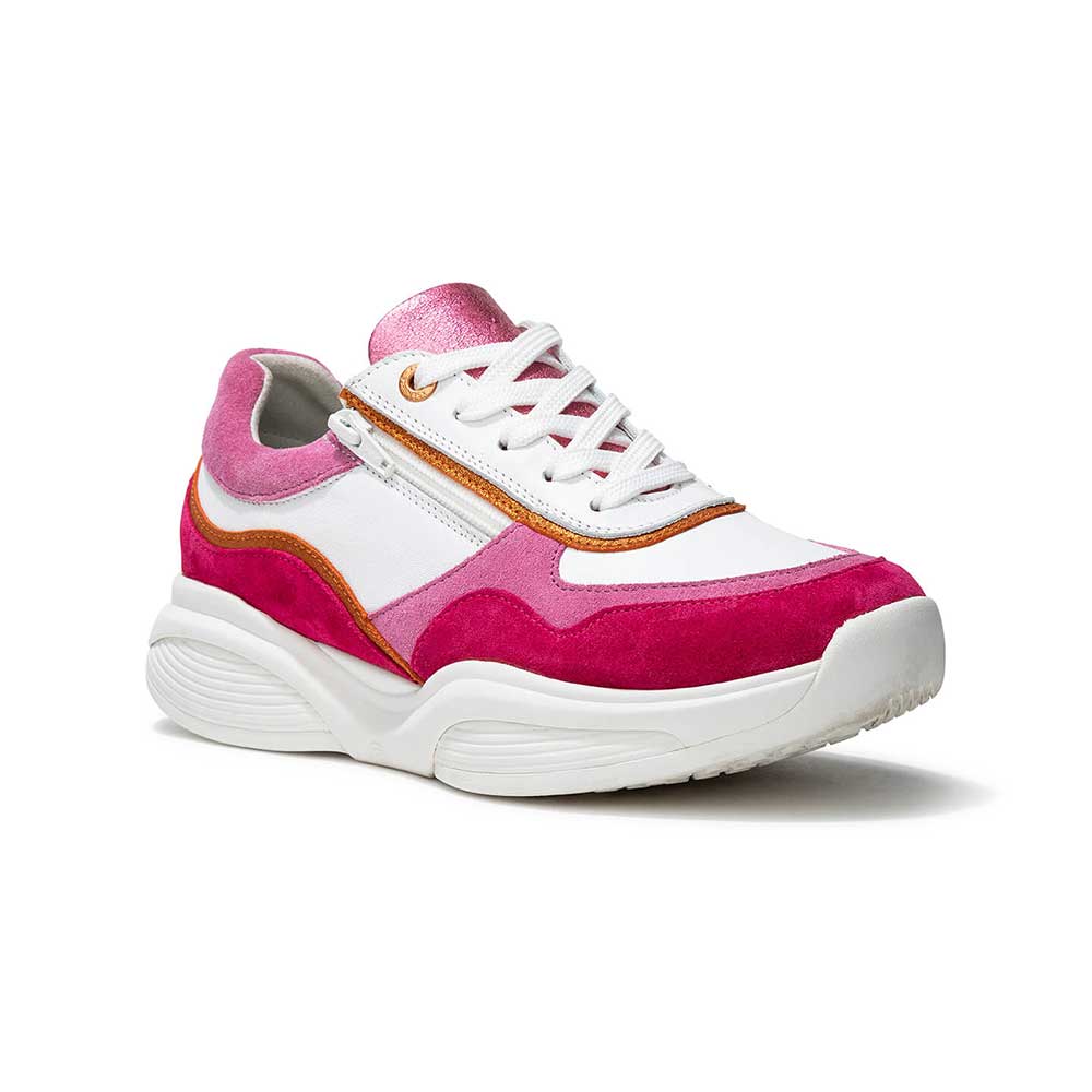 Xsensible Stretchwalker  Sneaker SWX 11 in Magenta - Front