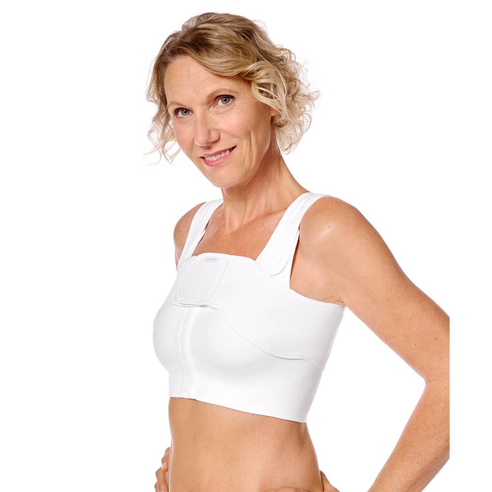 Amoena Anatomischer Kompressionsgürtel in Weiß - Model Amoena Anatomischer Kompressionsgürtel in Weiß - Model