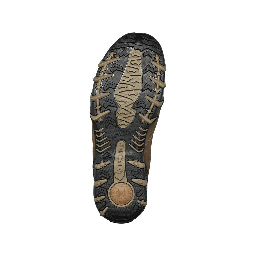 Allrounder Halbschuh Nizar-Tex in Oliv mit spezieller Grip-Sohle