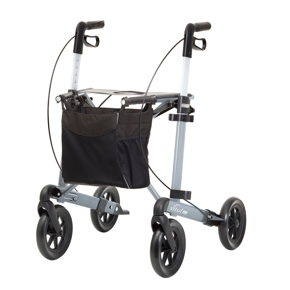 Russka Rollator Vital Plus in Eisblau