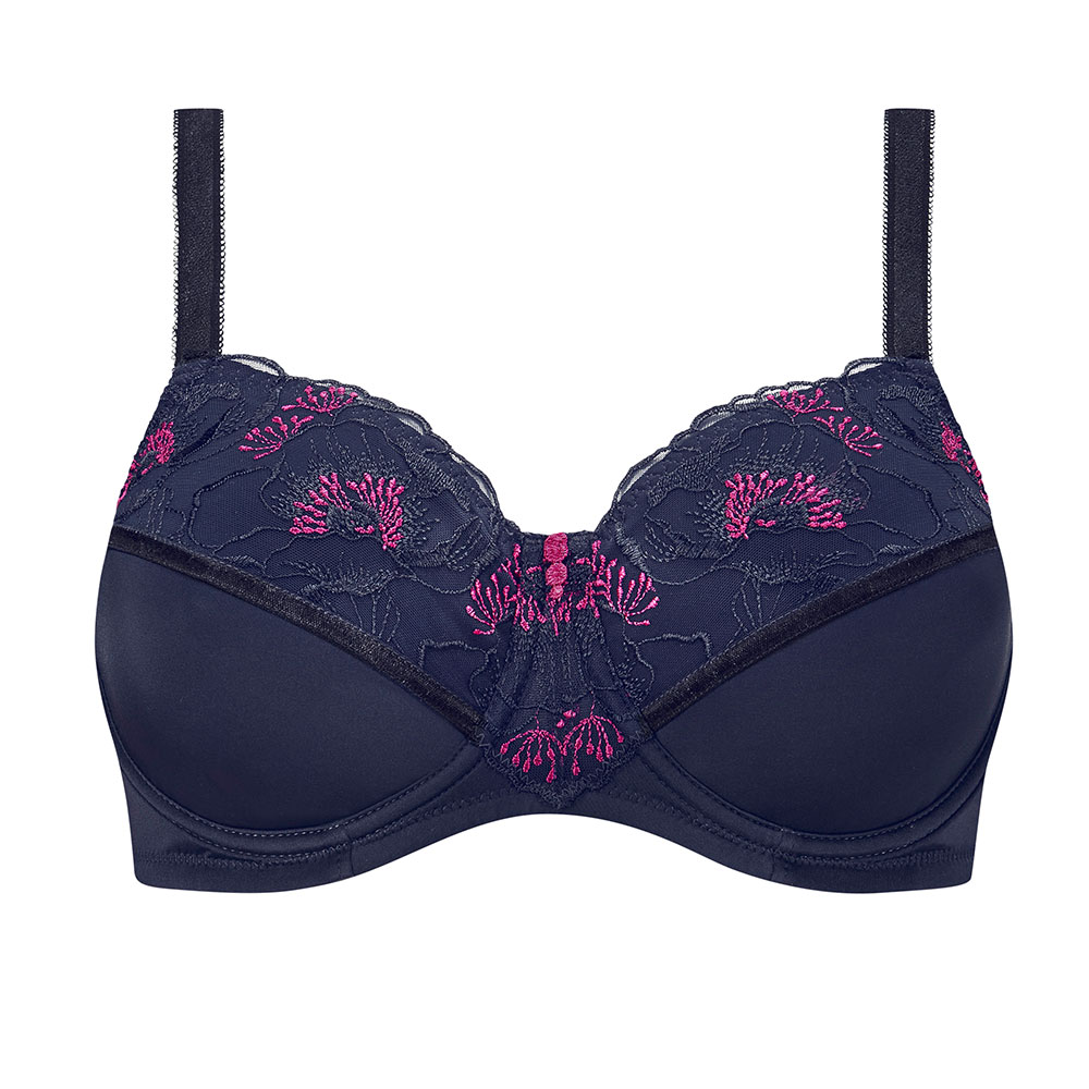 Amoena Prothesen-BH Delila WB in Dunkelblau/Magenta