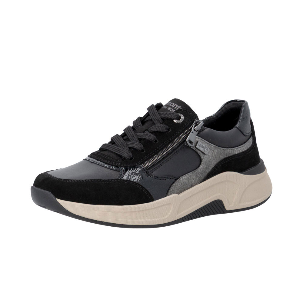 Remonte Damen-Sneaker in Schwarz Kombi