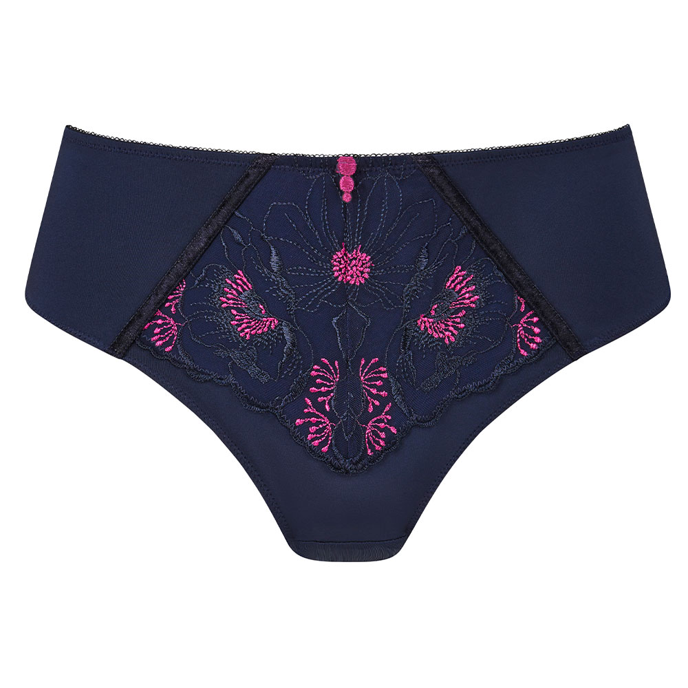 Amoena Slip Delila in Dunkelblau/Magenta