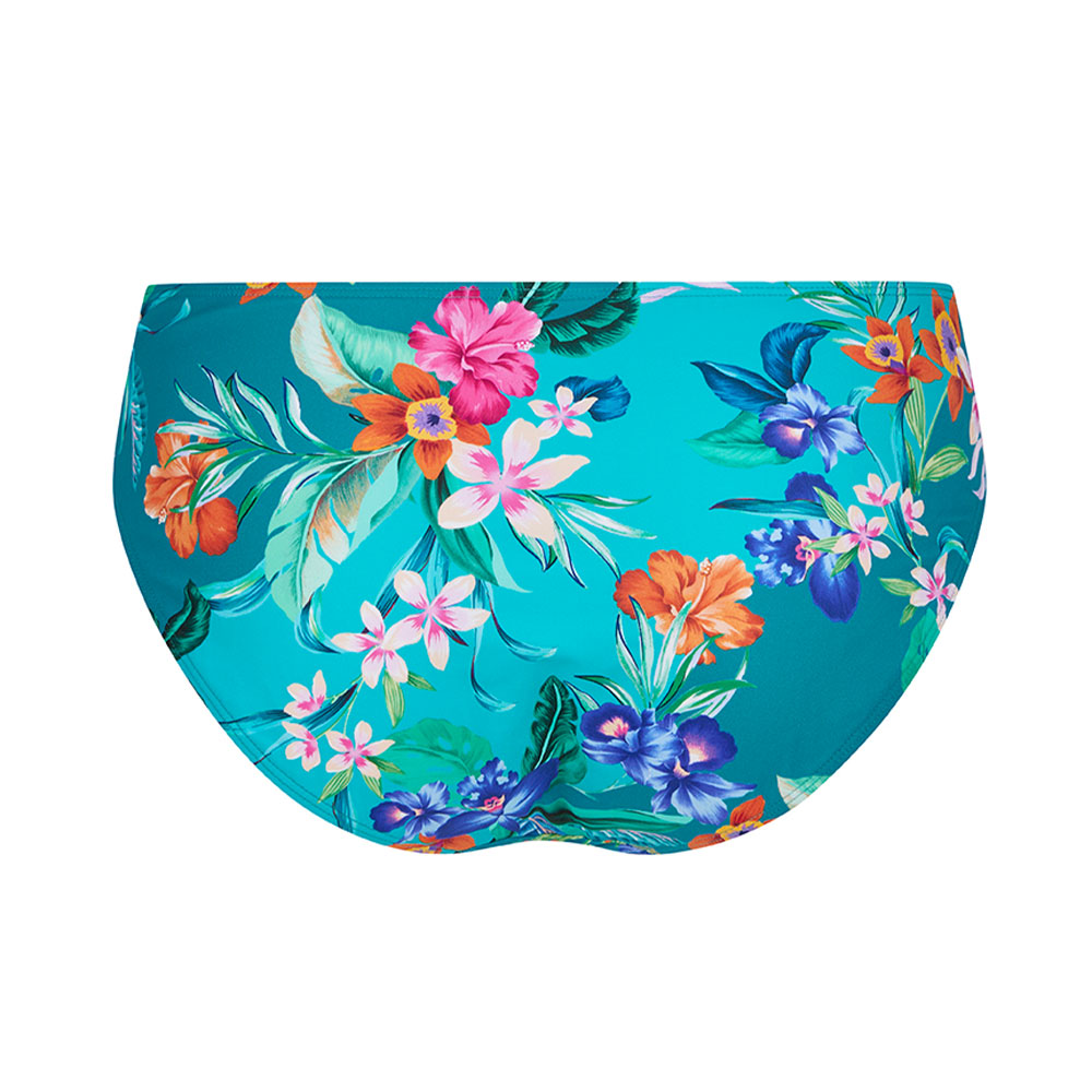 Amoena Bikinihose Alvor in Türkis/Multi - Rückseite