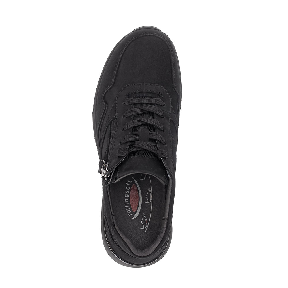 Gabor Rollingsoft Sneaker Schwarz - oben
