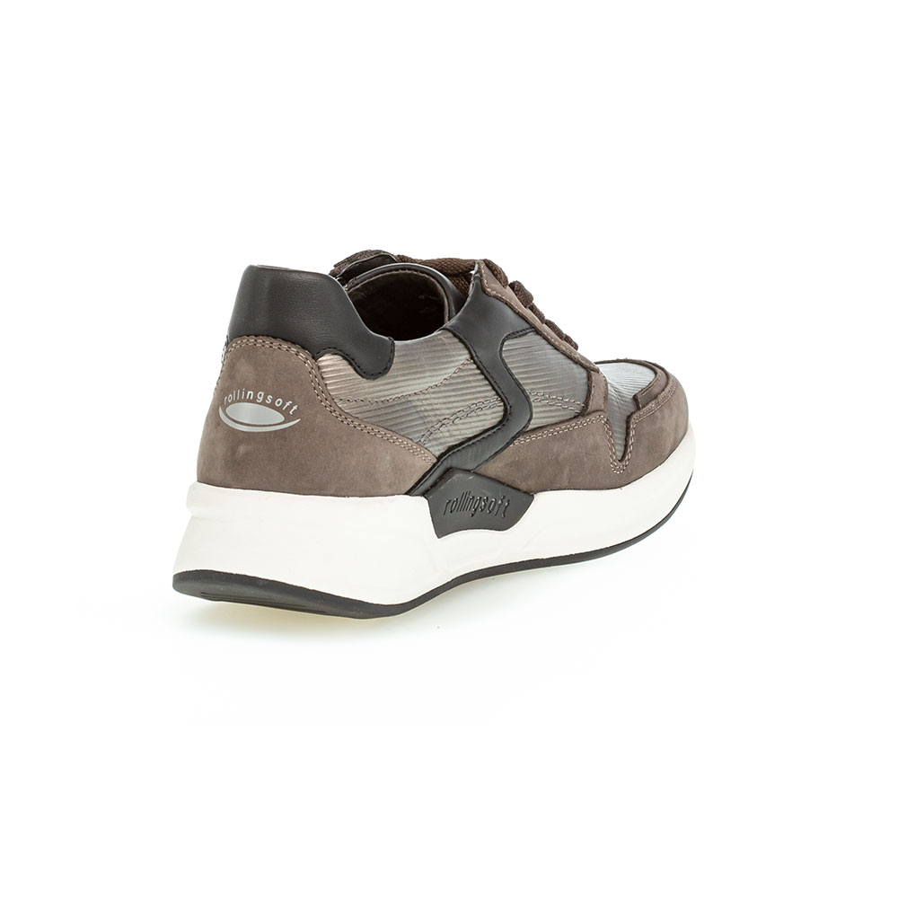 Gabor rollingsoft Sneaker in Braun - Ferse