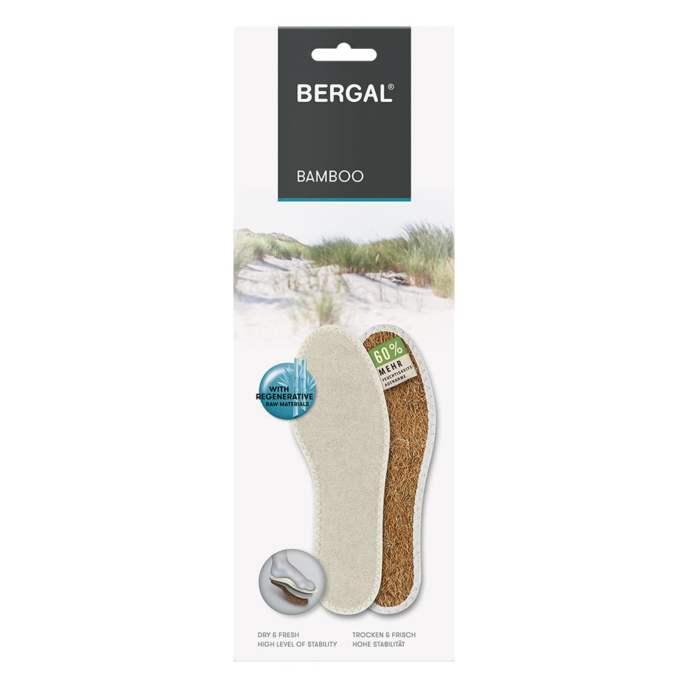 Bergal Einlegesohle Bamboo - Produktverpackung