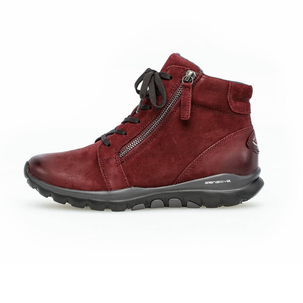 Gabor Rollingsoft sensitive High-Top Sneaker in rot