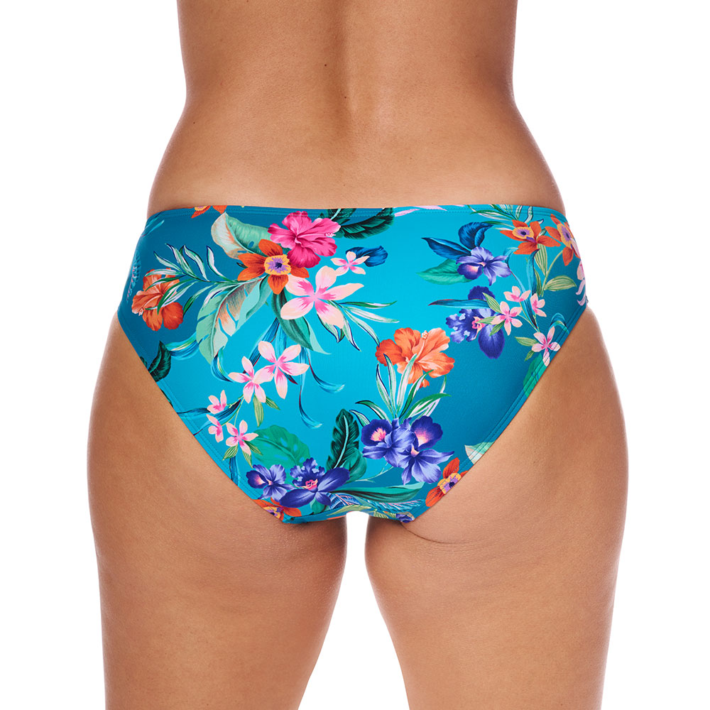 Amoena Bikinihose Alvor in Türkis/Multi - Model Rückseite