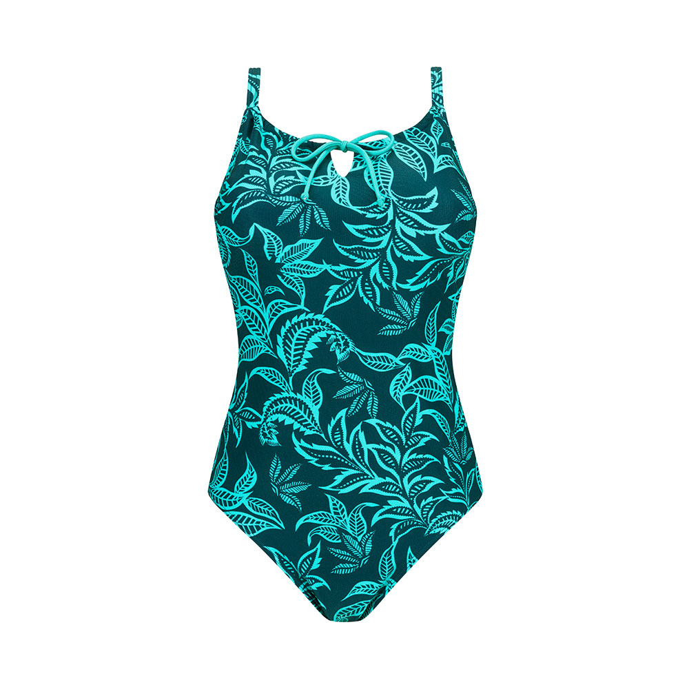Amoena Prothesen-Badeanzug Salerno OP in Deep Emerald/Light Jade