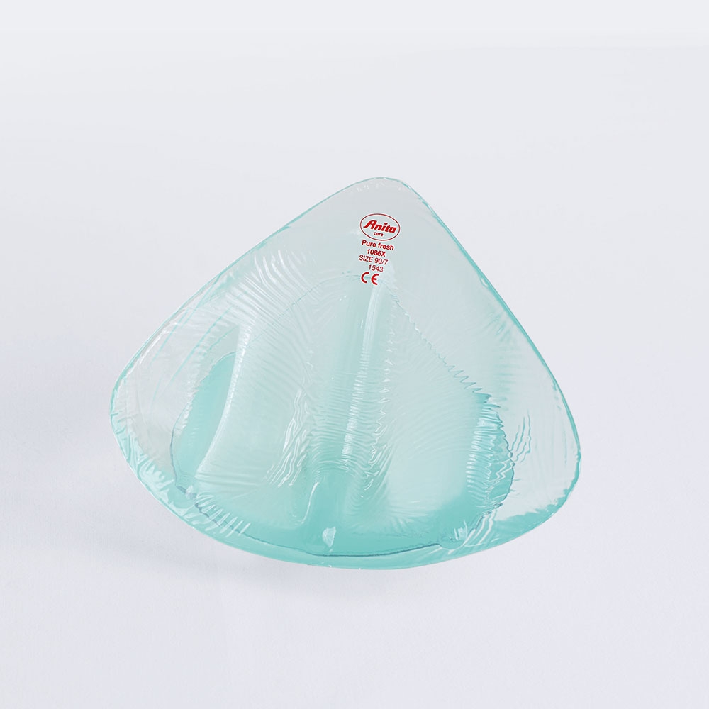 Anita care 1086X Pure Fresh Silikonprothese, Schwimmprothese in transparent blau
