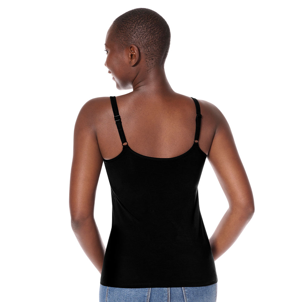 Amoena Valletta Top in Schwarz Amoena Valletta Top in Schwarz - Model Rückseite