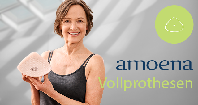 Die Brustprothesen von Amoena sind in verschiedenen Formen, Farben, Größen und Technologien erhältlich – für einen individuellen Ausgleich. 