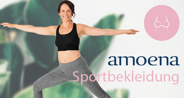Amoena Active Wear: Funktionelle Sportbekleidung für Prothesenträgerinnen, in der Sie sich rundum wohlfühlen können.