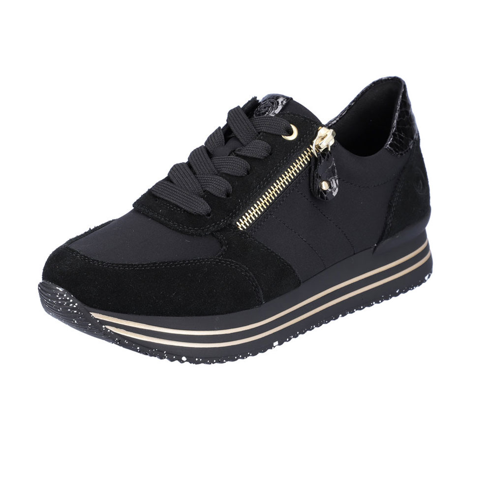 Remonte Sneaker Samira in Schwarz /Gold Remonte Sneaker Samira in Schwarz /Gold