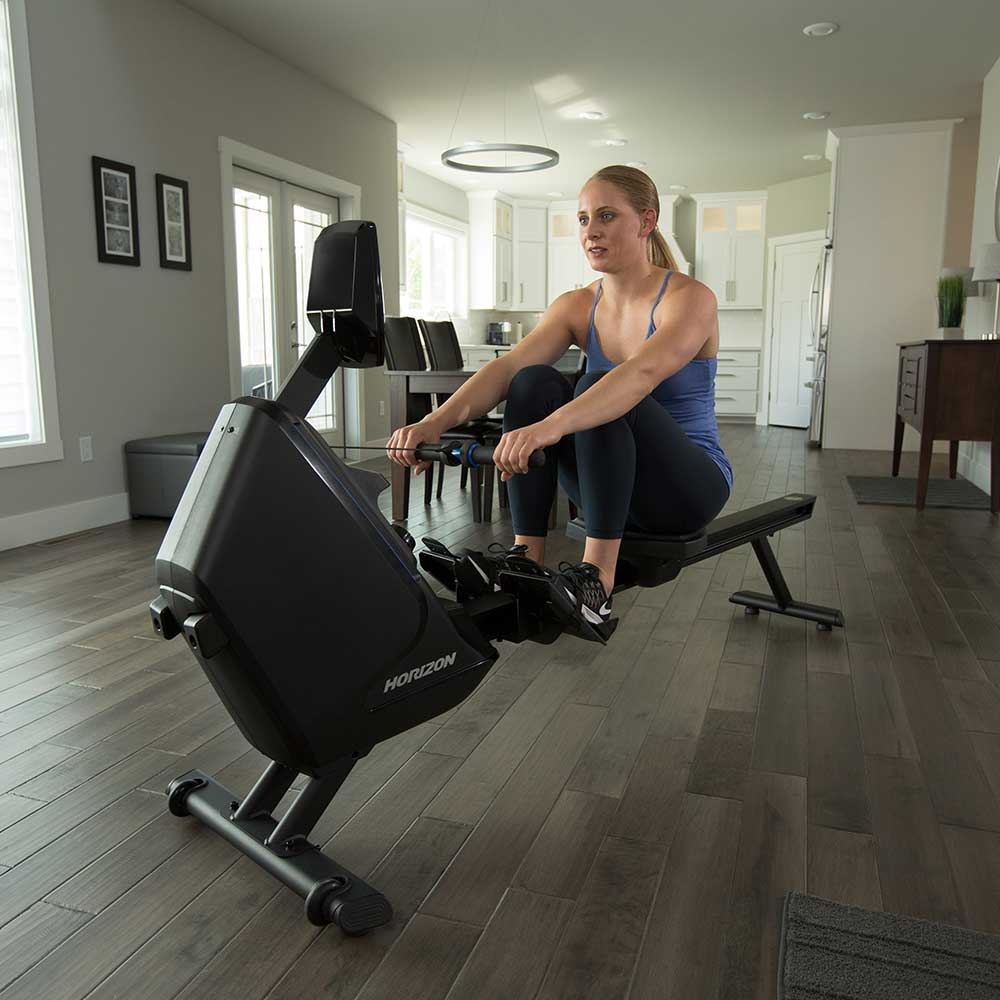 Horizon Rudergerät Oxford 6 Viewfit - Model beim Training