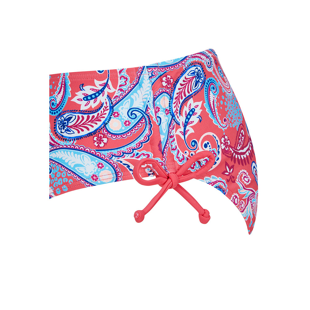 Amoena Bikinihose Barbados in Pink/Multi - Details Schnürung Variante 2