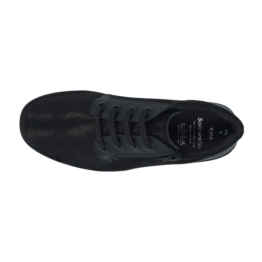 Solidus Damenschuh Kate in Schwarz - Oben