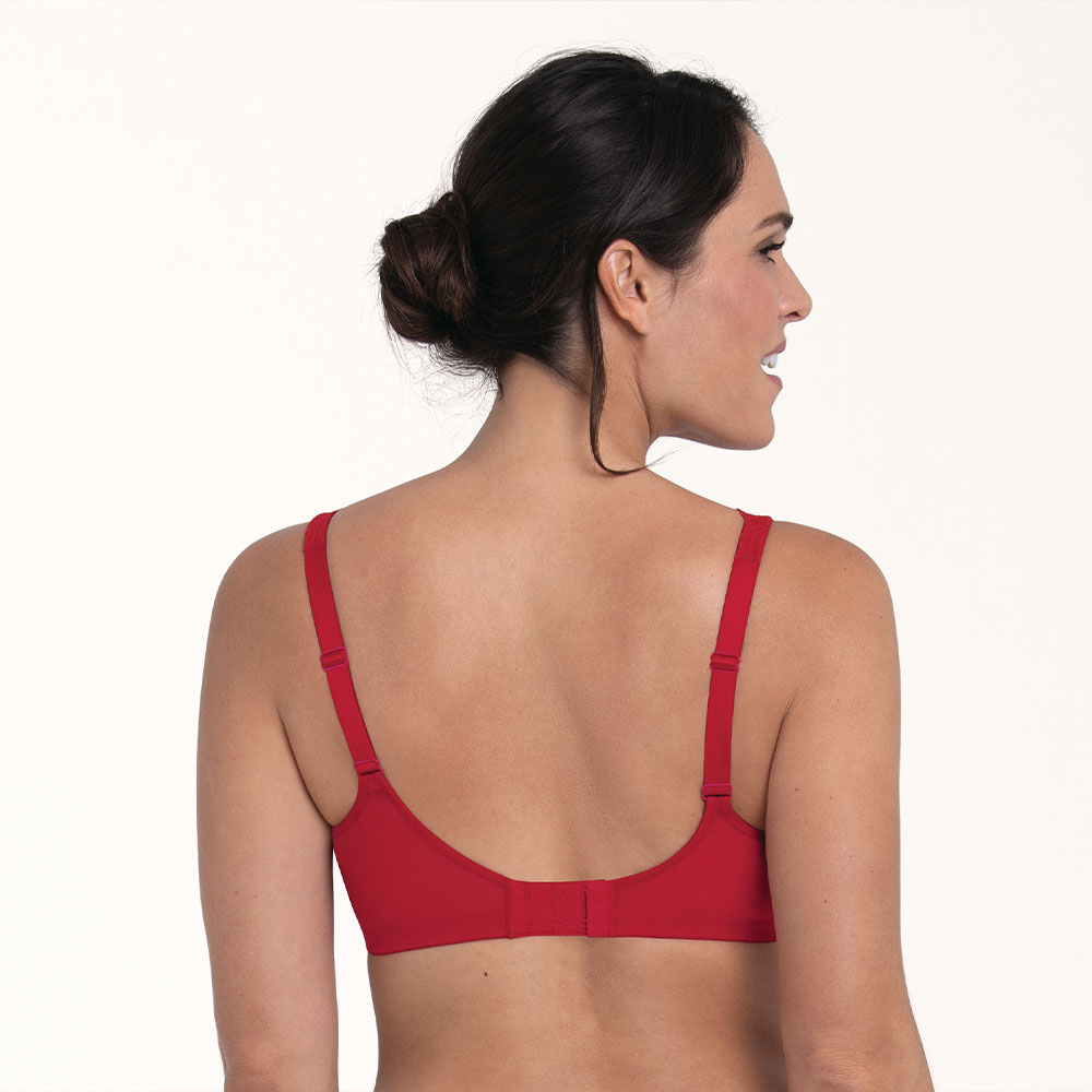 Anita care Prothesen-BH Selma in Rot - Model Rückseite