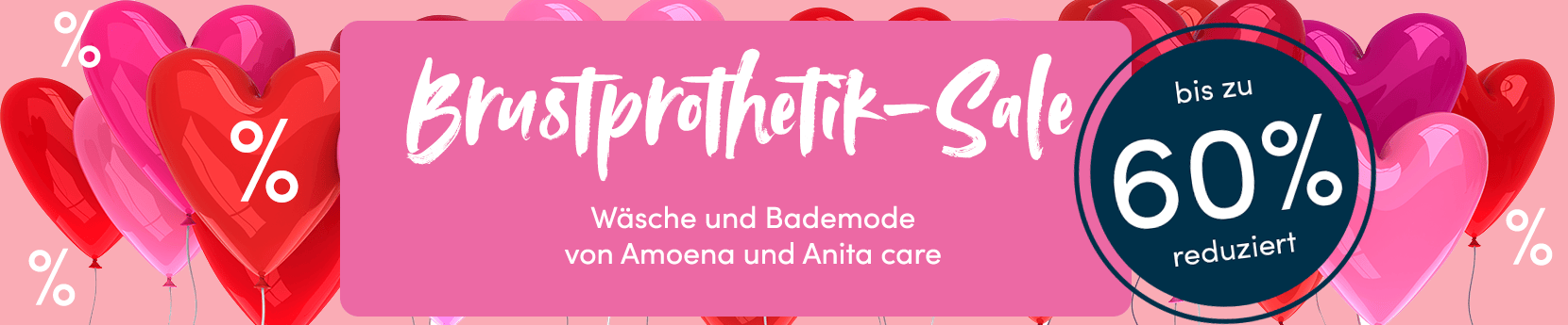 Wäsche und Bademode von Amoena und Anita care bis zu 60% reduziert