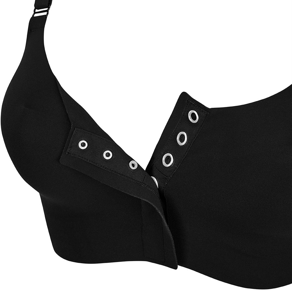 Amoena Prothesen-BH Jackie SB in Schwarz - Detail Träger