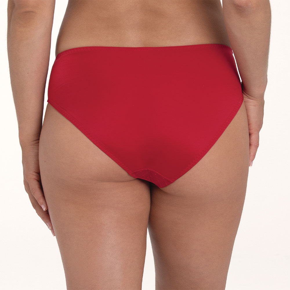 Anita Taillenslip Selma in Rot - Model Rückseite