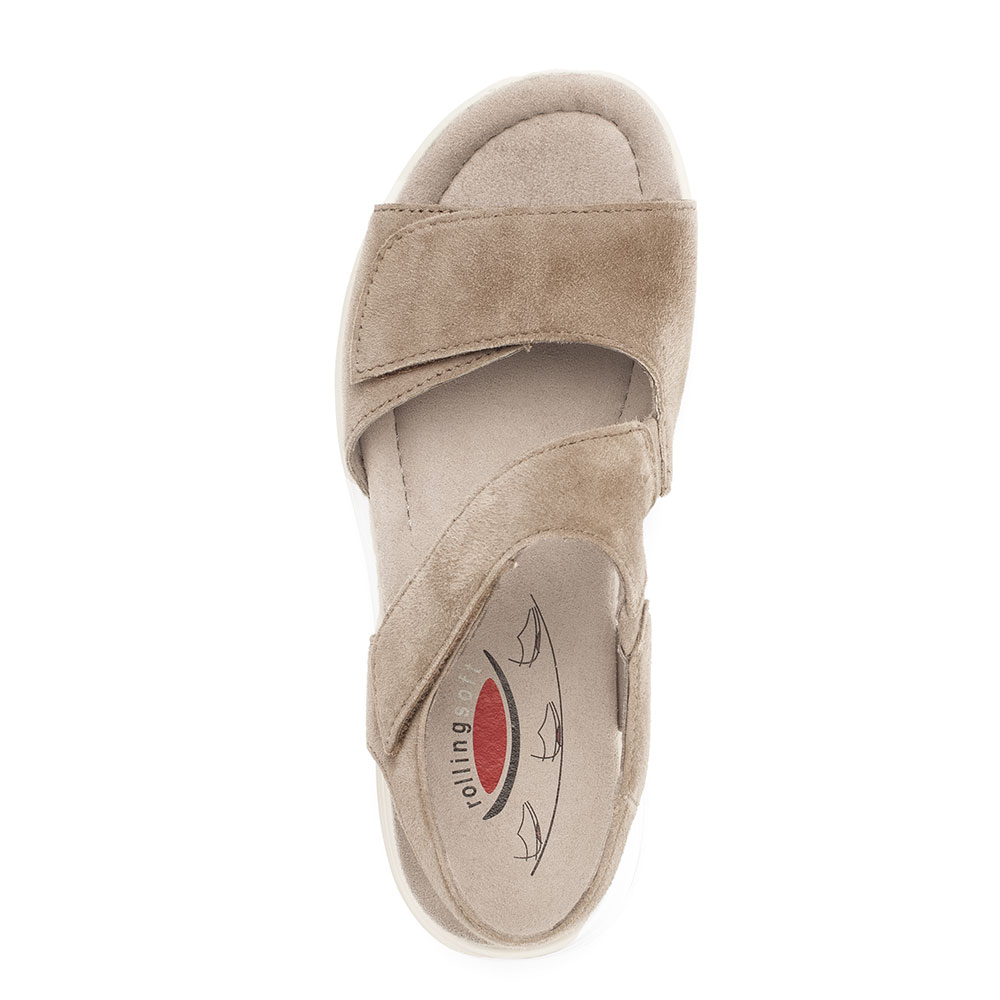 Gabor Rollingsoft Sandale Sand - oben