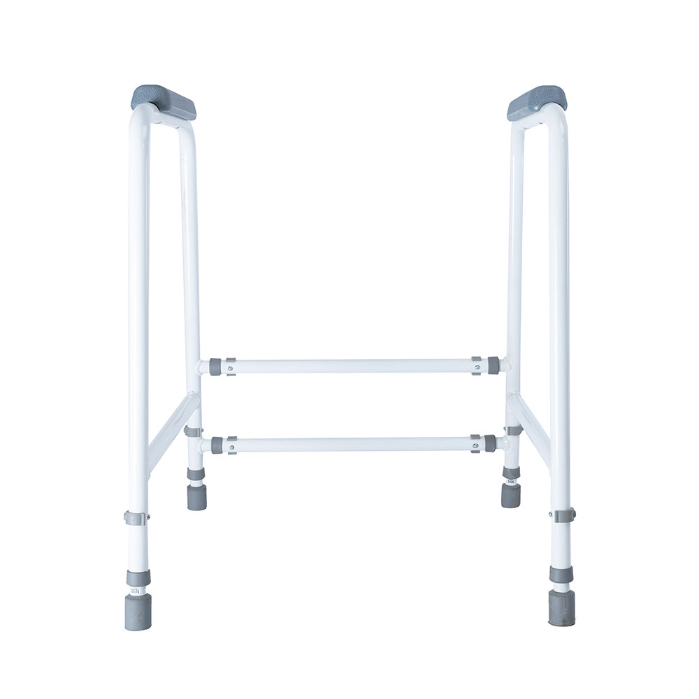 Careline Toilettenstützgestell Aquasafe verstellbar - Rückansicht