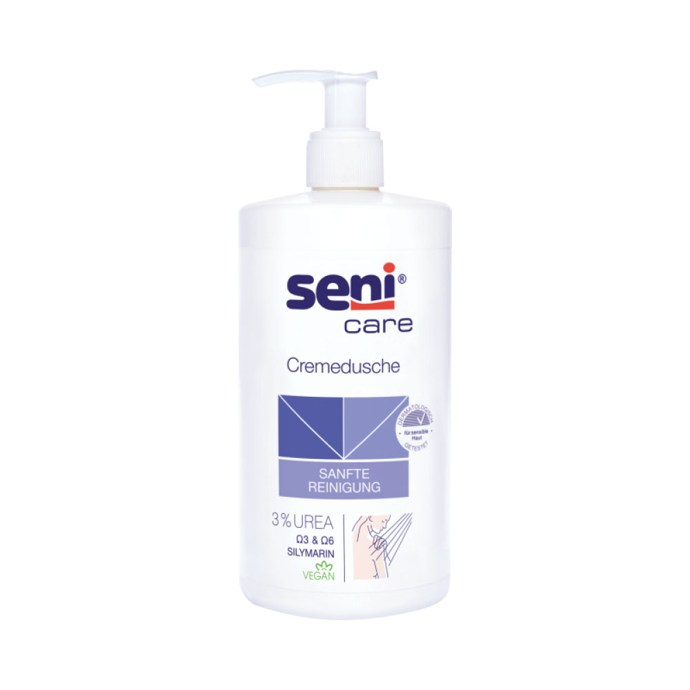 Senicare Cremedusche mit 3 Prozent Urea