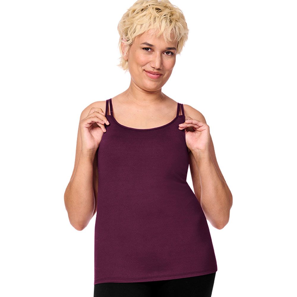 Amoena Top Valletta in Dark Berry 45064 - Model Amoena Top Valletta in Dark Berry 45064 - Model