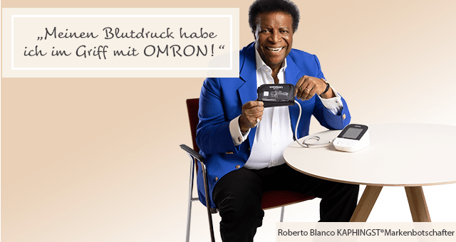 Roberto Blanco Blutdruckmessgeräte Robert Blanco: Meinen Blutdruck habe ich im Griff mit Omron