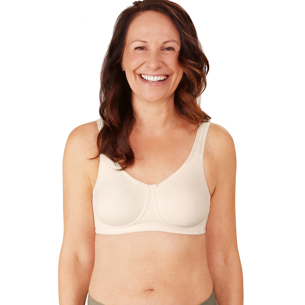 Amoena Prothesen-BH Mira SB 45022 Off White - Model Amoena Prothesen-BH Mira SB 45022 Off White - Model
