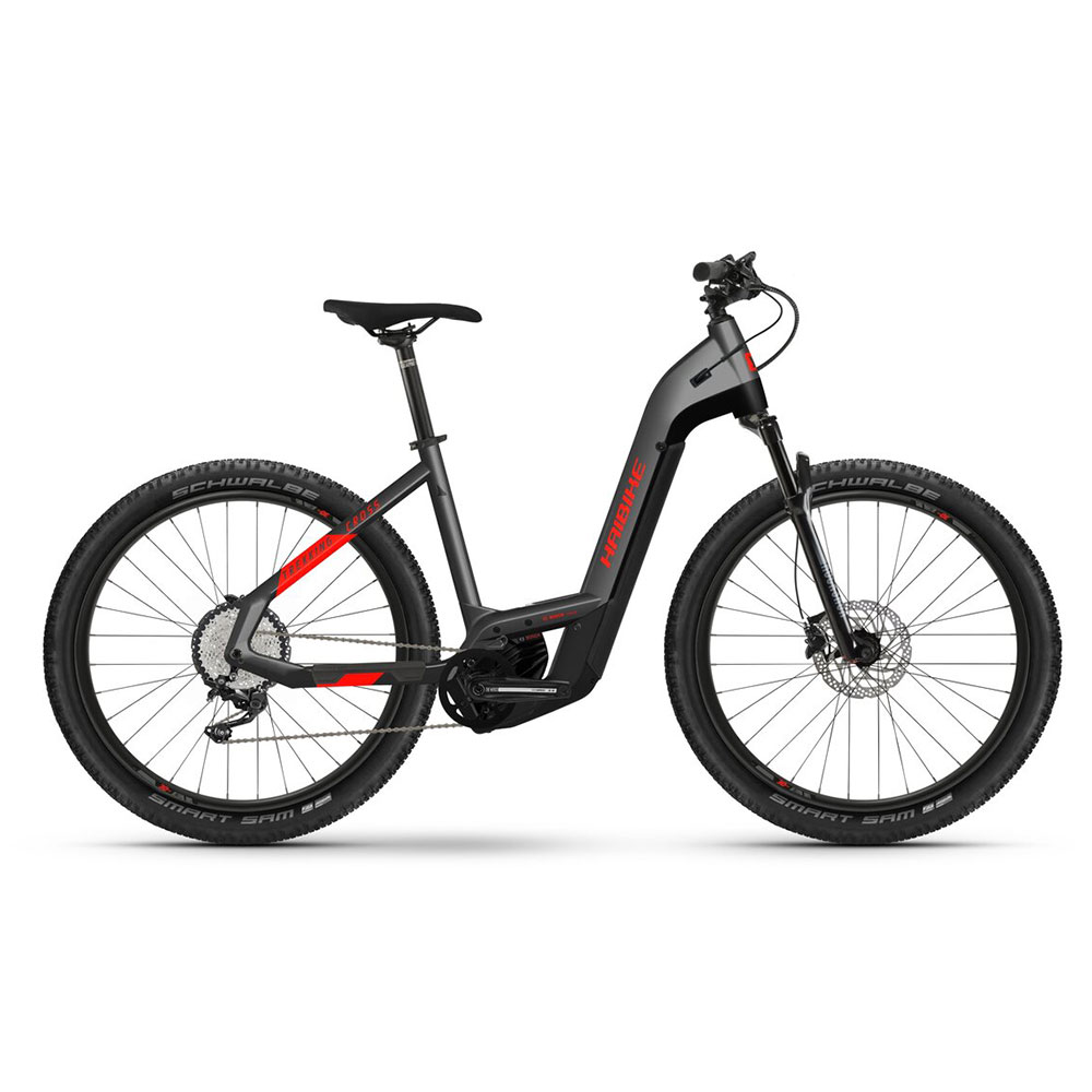 Haibike E-Bike Trekking Cross 9 Low Anthrazit/Rot Haibike E-Bike Trekking Cross 9 Low Anthrazit/Rot