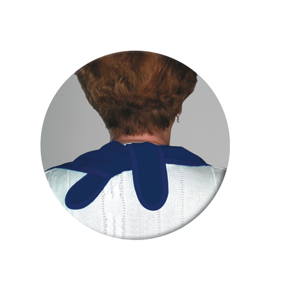 Suprima Ess-Schürze Schlaufenverschluss marine Detail verschluss