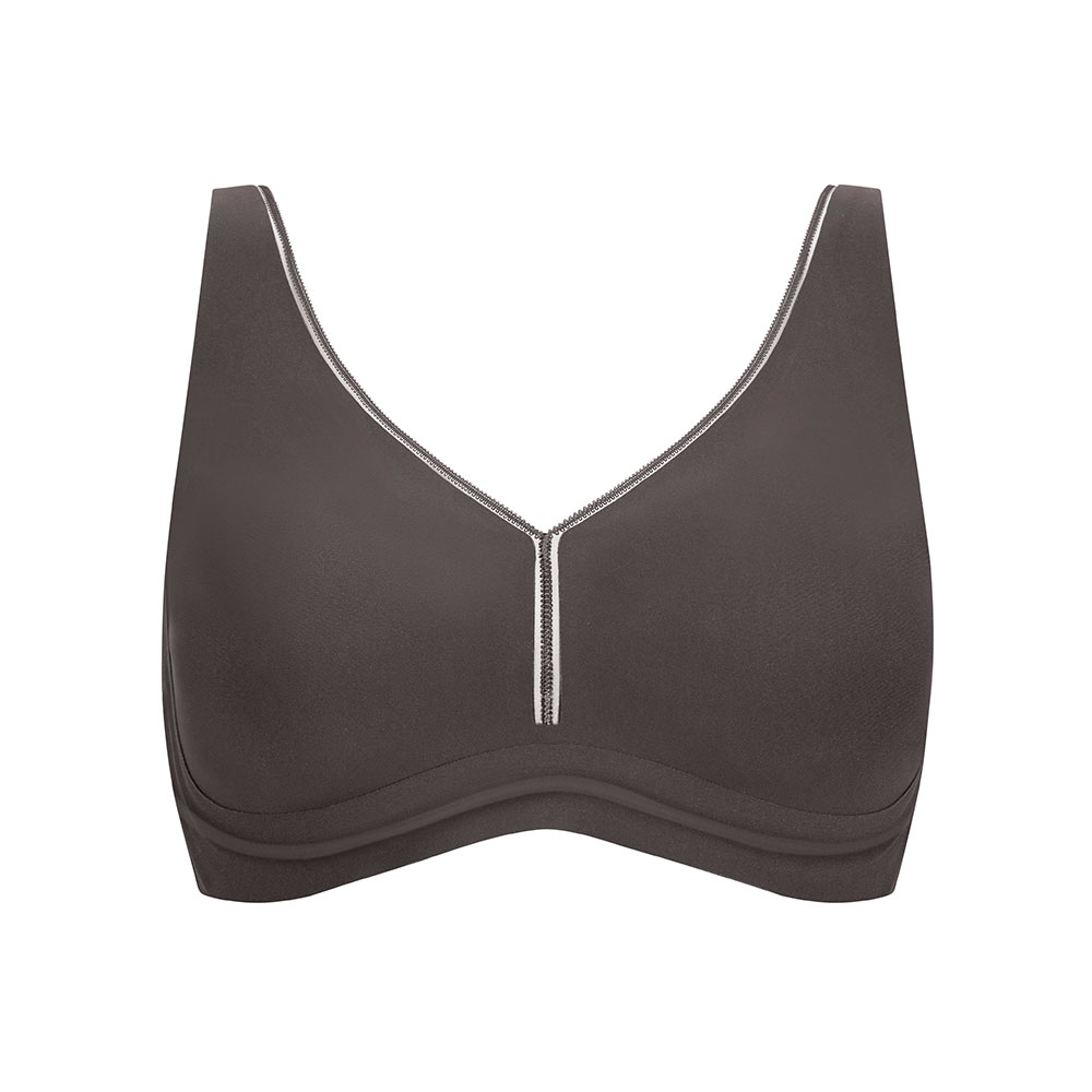 Amoeba Prothesen-BH Wave Flow anthrazit mit Silikon-Wave