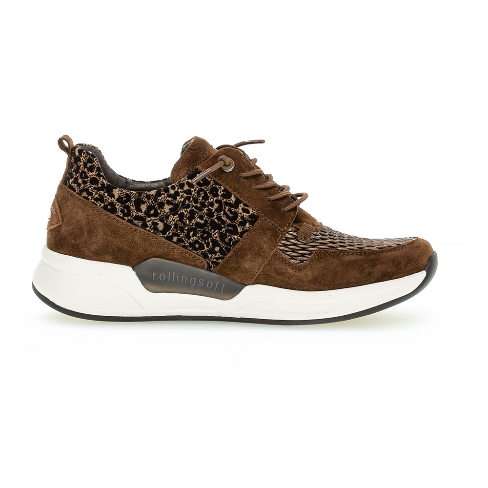 Gabor rollingsoft Sneaker  in Braun 96.955.81 Innenseite