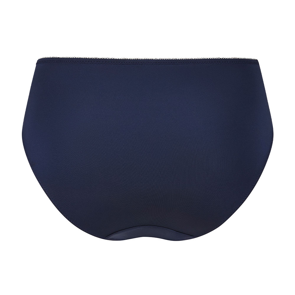 Amoena Slip Delila in Dunkelblau/Magenta - Rückseite