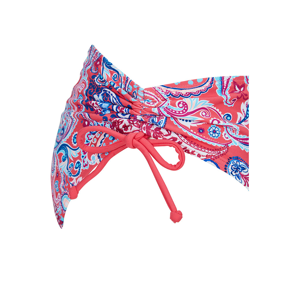 Amoena Bikinihose Barbados in Pink/Multi - Detail Schnürung Variante 1