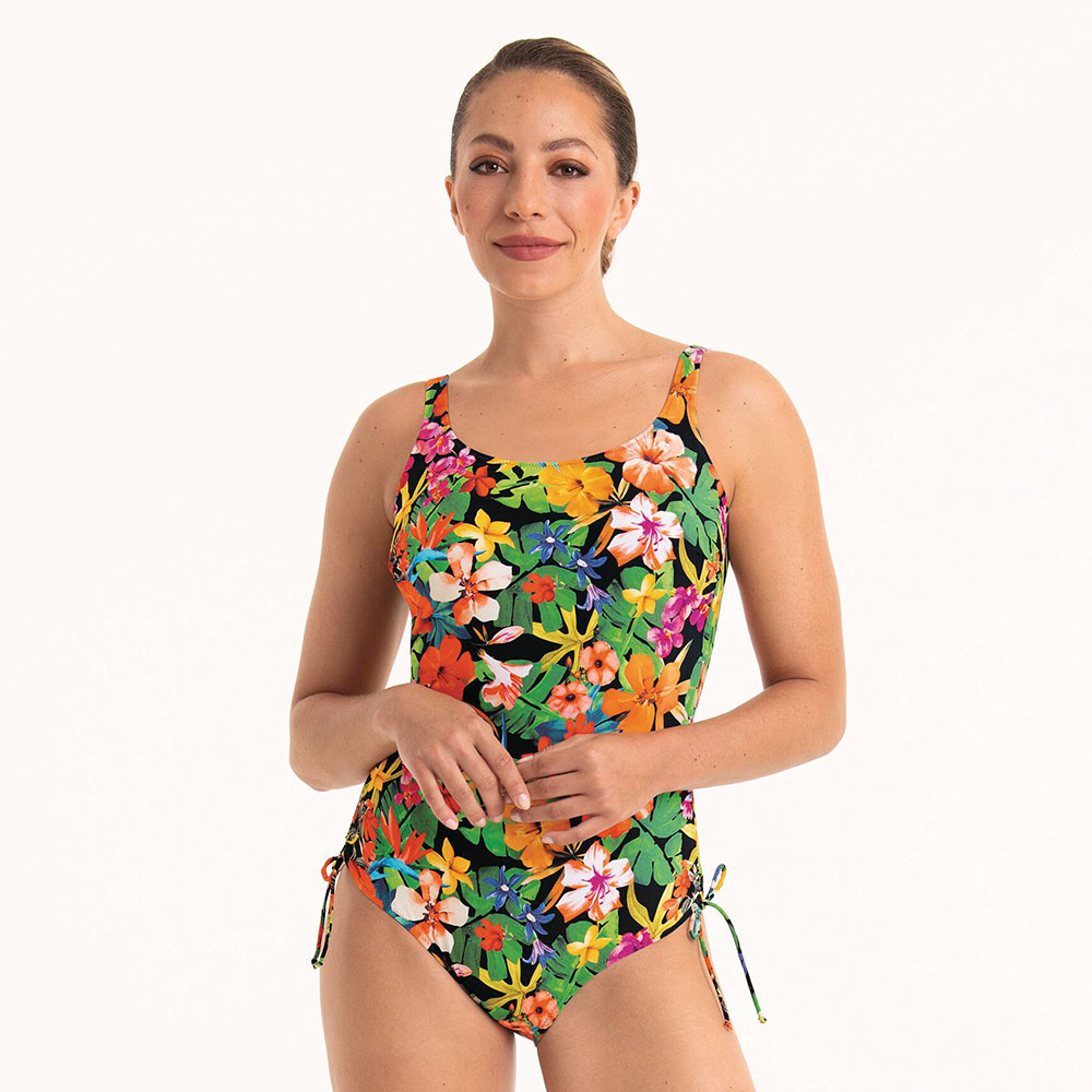 Anita care Prothesenbadeanzug Wild Garden Tavira in Schwarz - Model