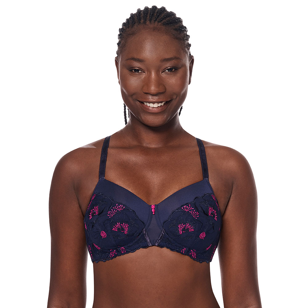 Amoena Prothesen-BH Delila SBP in Dunkelblau/Magenta Amoena Prothesen-BH Delila SBP in Dunkelblau/Magenta - Model