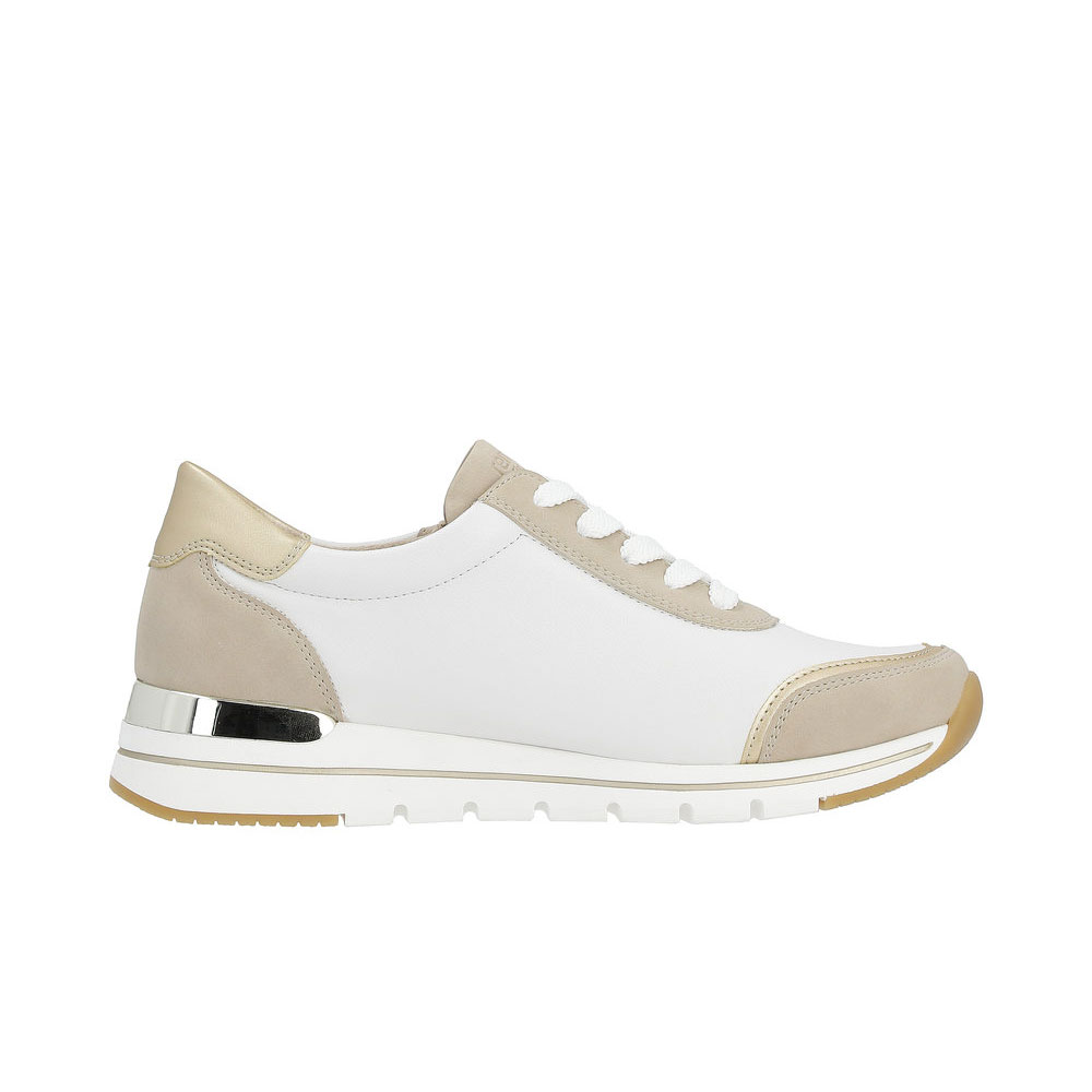 Remonte Sneaker Beige-Weiss Innenseite
