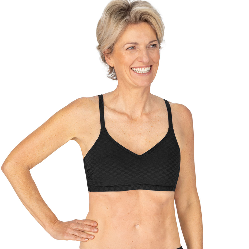 Amoena Bikinioberteil Forever Retro in Schwarz - Model Amoena Bikinioberteil Forever Retro in Schwarz - Model