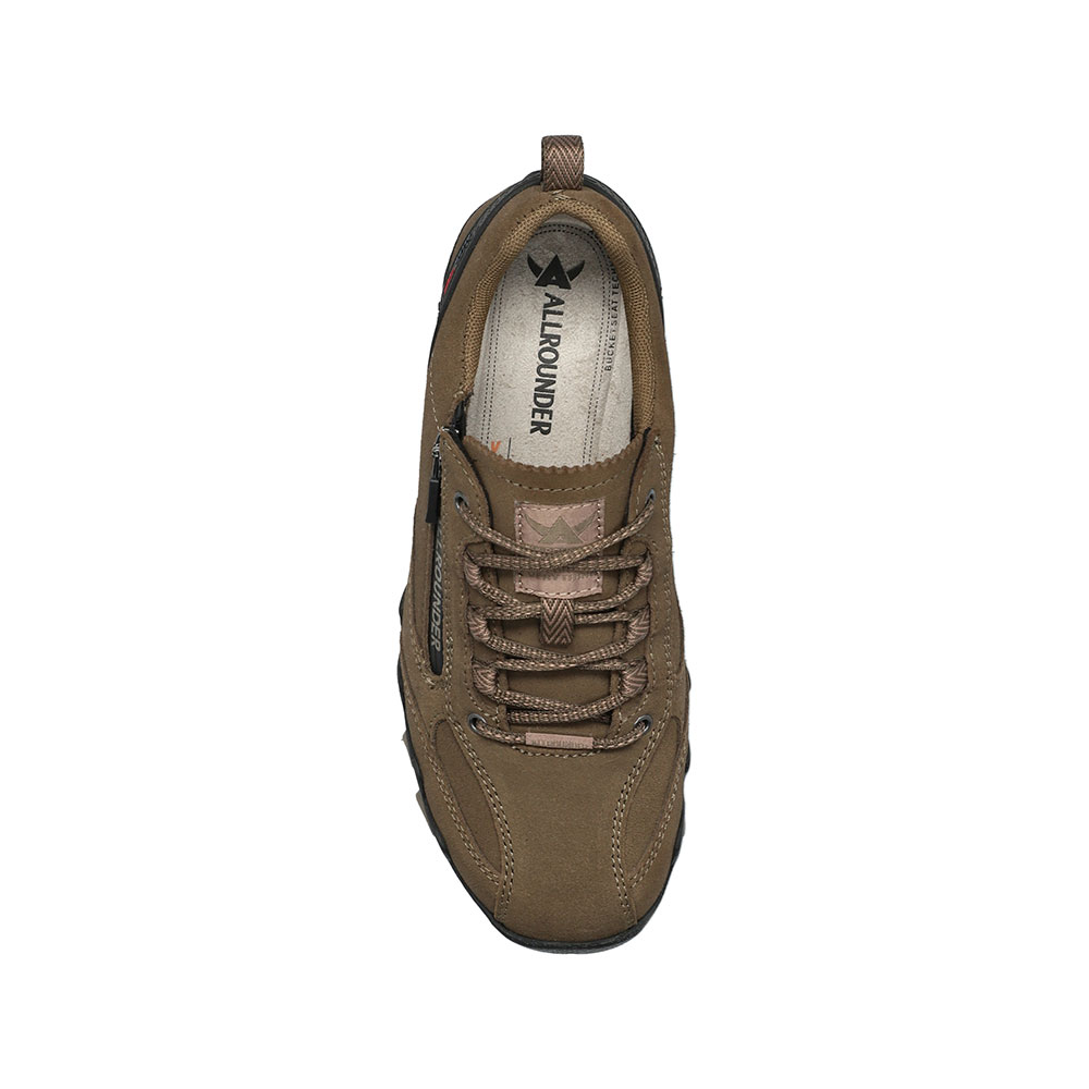 Allrounder Halbschuh Nizar-Tex in Oliv mit Wechselfußbett