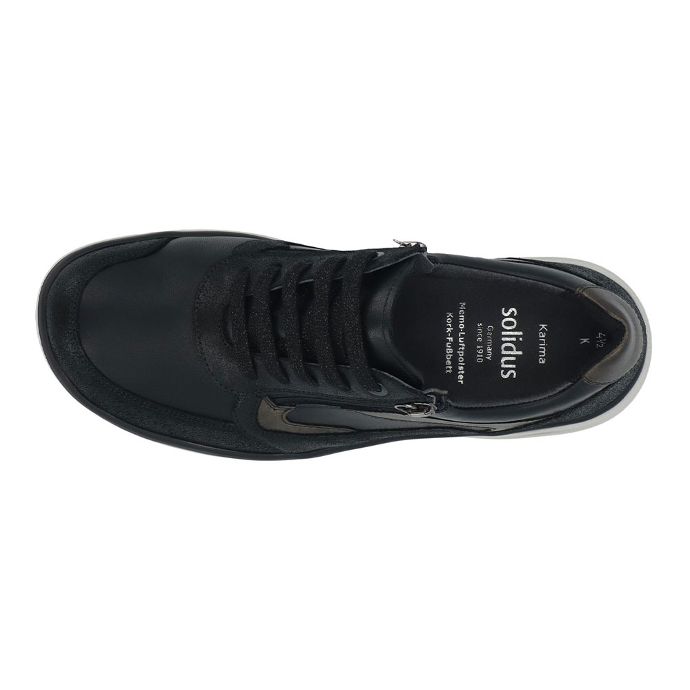 Solidus Halbschuh Karima in Schwarz/Multi - Oben