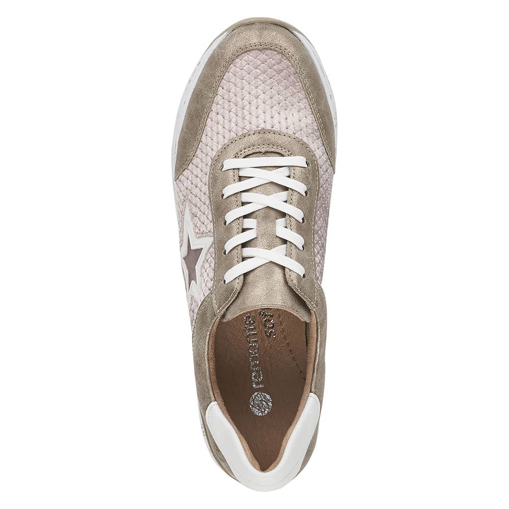 Remonte Sneaker Metallic Star D1304 - oben