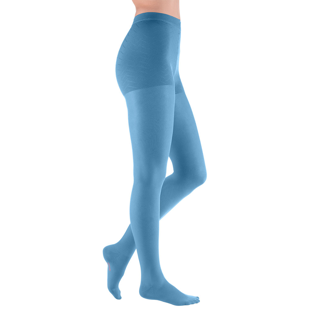 mediven elegance Kompressionsstrumpfhose in Lichtblau